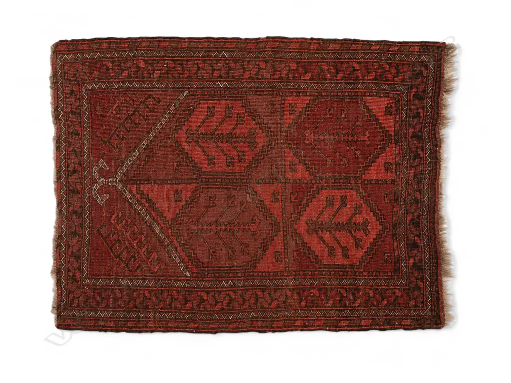 Turkman wool pile prayer rug, wool, Image 1++